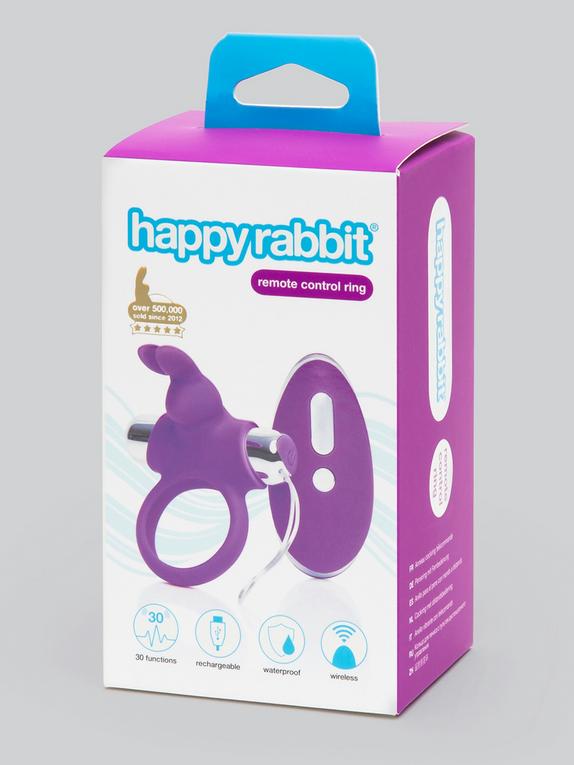 Happy Rabbit - Remote Control Cock Ring Purple