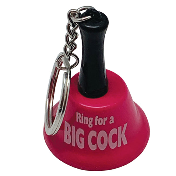 Ring For Big Cock Mini Keychain Bell