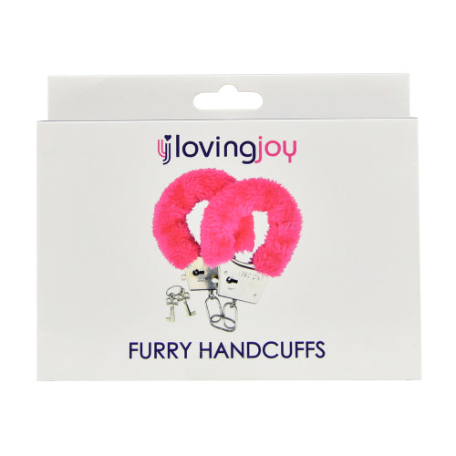 Loving Joy - Furry Handcuffs - Pink