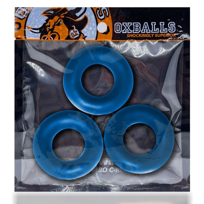 Oxballs - Fat Willy 3 Pack - Blue