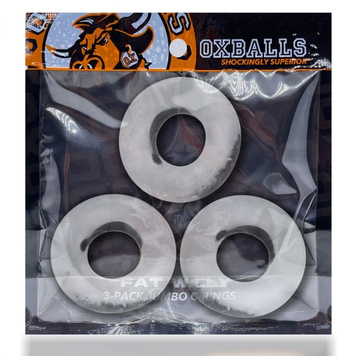 Oxballs - Fat Willy 3 Pack - Clear