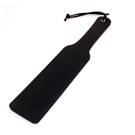 Rouge - Long Leather Paddle - Black