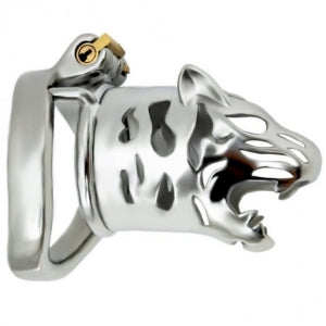 Metal Tiger Chastity Cage