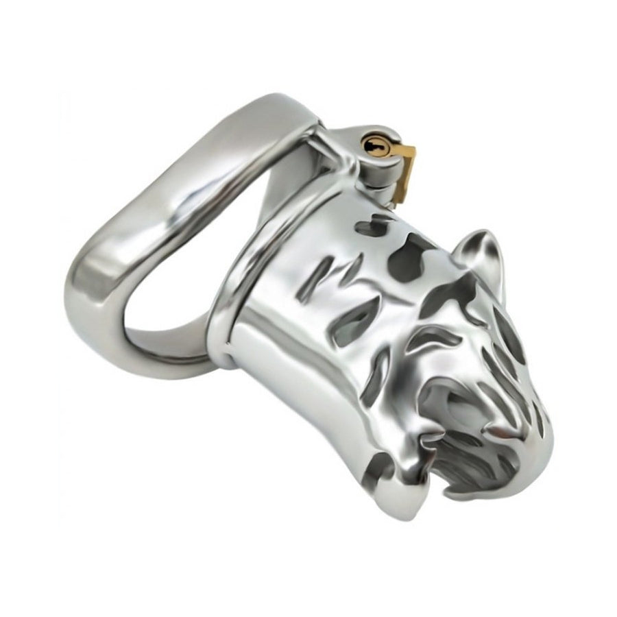 Metal Tiger Chastity Cage