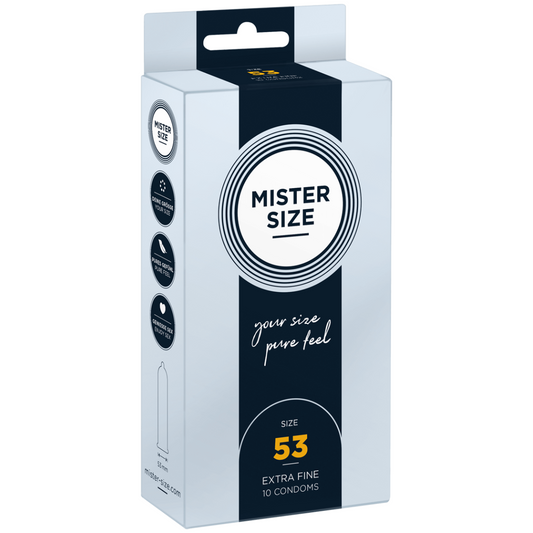 MISTER SIZE - 53MM - 10 Pack
