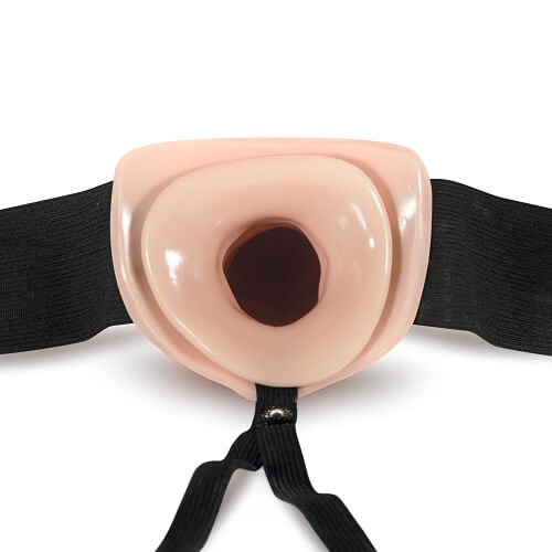 Dr Skin Hollow Strap On 6 Inch - Light