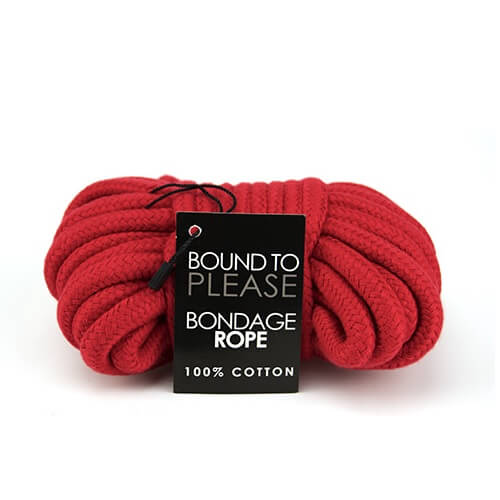 Bound to Please - Bondage Rope Red 10 Metres