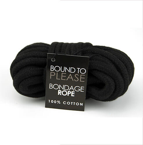 Bound to Please - Bondage Rope Black 10 Metres