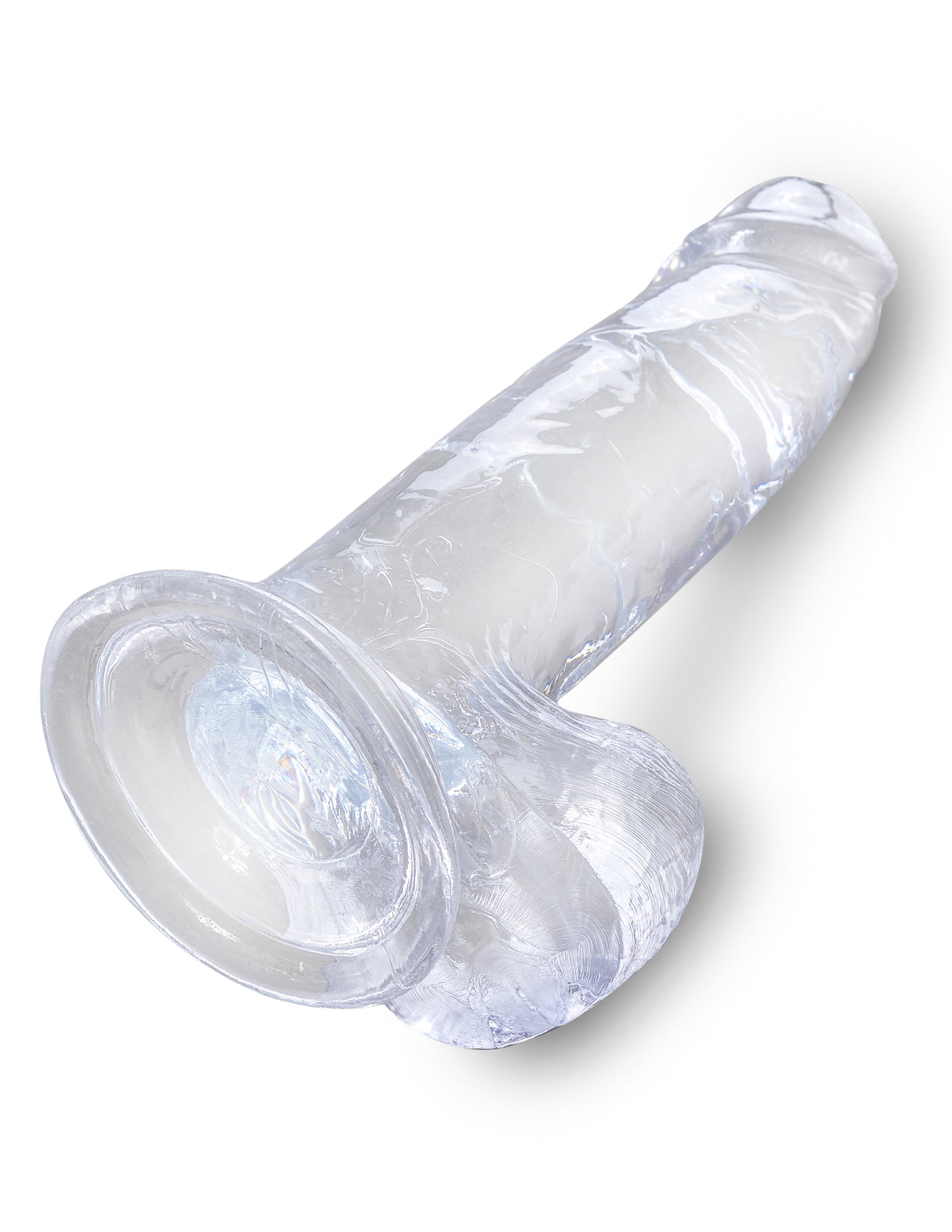 King Cock - 7 inch with balls - Clear