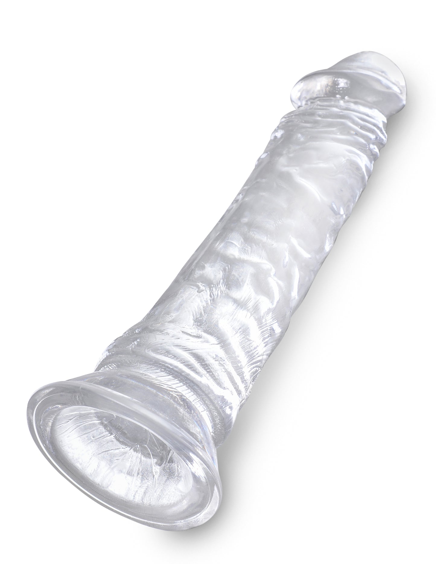 King Cock - 8 inch - Clear
