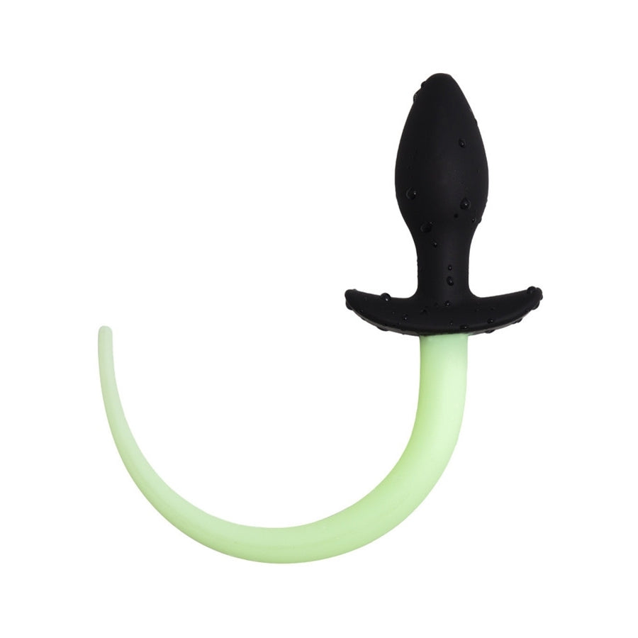 Kinky Puppy - Luminous Tail Plug - Green