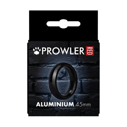 Prowler Red - Black Metal Cock Ring 45MM