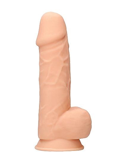 Real Rock Ultra - Silicone Dildo With Balls - 21,6 cm - Flesh