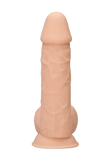 Real Rock Ultra - Silicone Dildo With Balls - 21,6 cm - Flesh