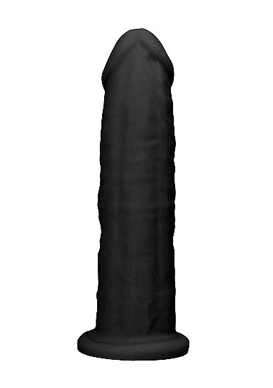 Real Rock Ultra - Silicone Dildo Without Balls - 22,8 cm - Black