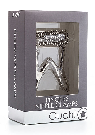 OUCH - Pincers Nipple Clamps - Silver