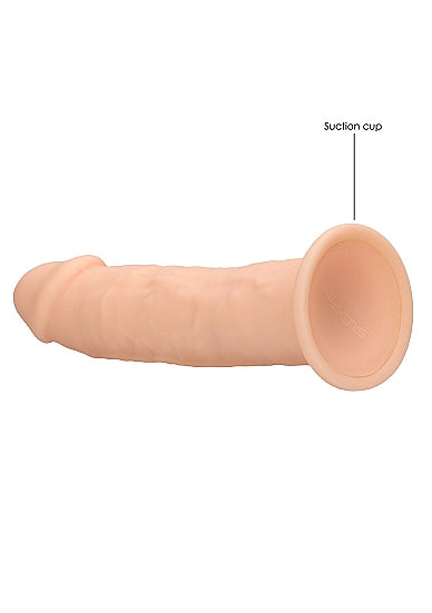 Real Rock Ultra - Silicone Dildo Without Balls - 15,3 cm - Light