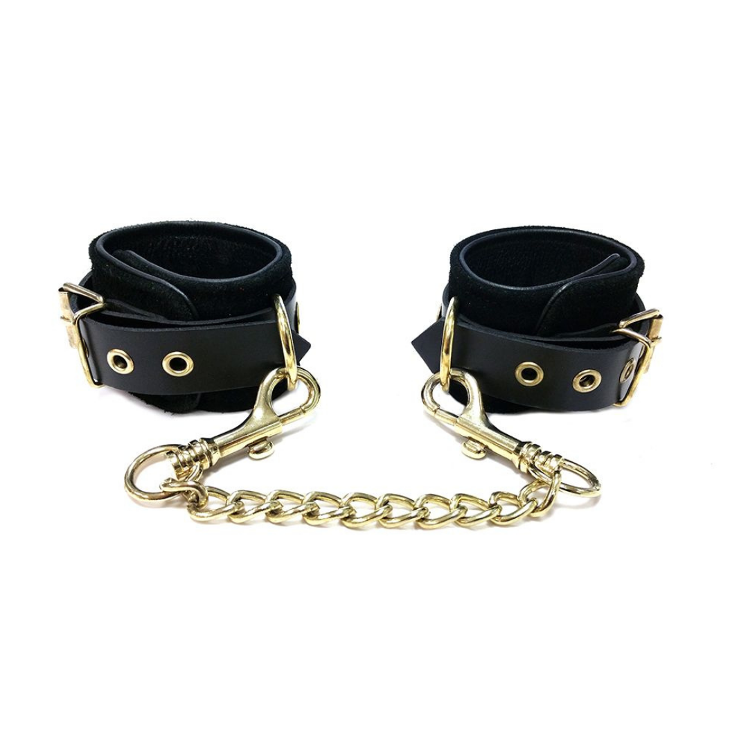 Rouge - Suede Ankle Cuffs - Black
