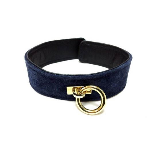 Rouge - Suede Collar - Blue