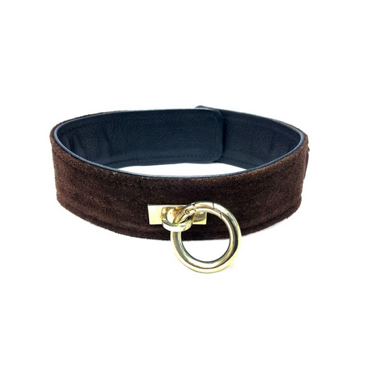 Rouge - Suede Collar - Brown