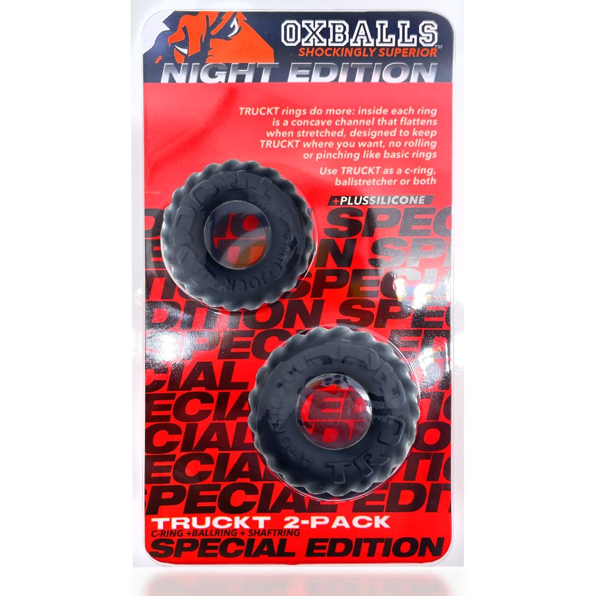 Oxballs - Plus+Silicone Truckt - Night Edition