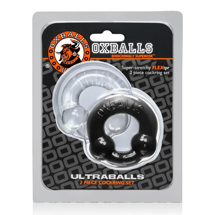 Oxballs - Ultraballs 2 pack - Black/Clear