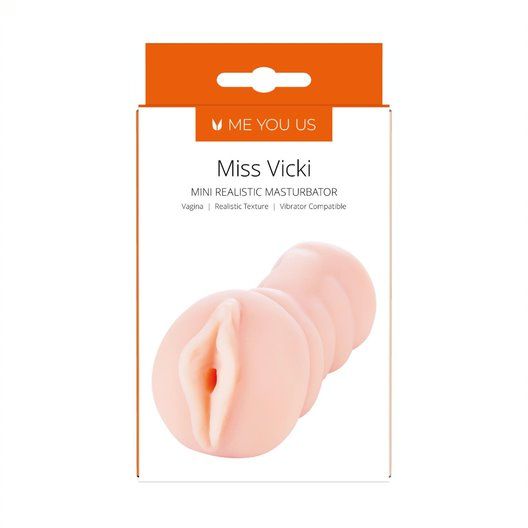 Me You Us - Vibrator Compatible - Miss Vicki Mini Realistic Masturbator