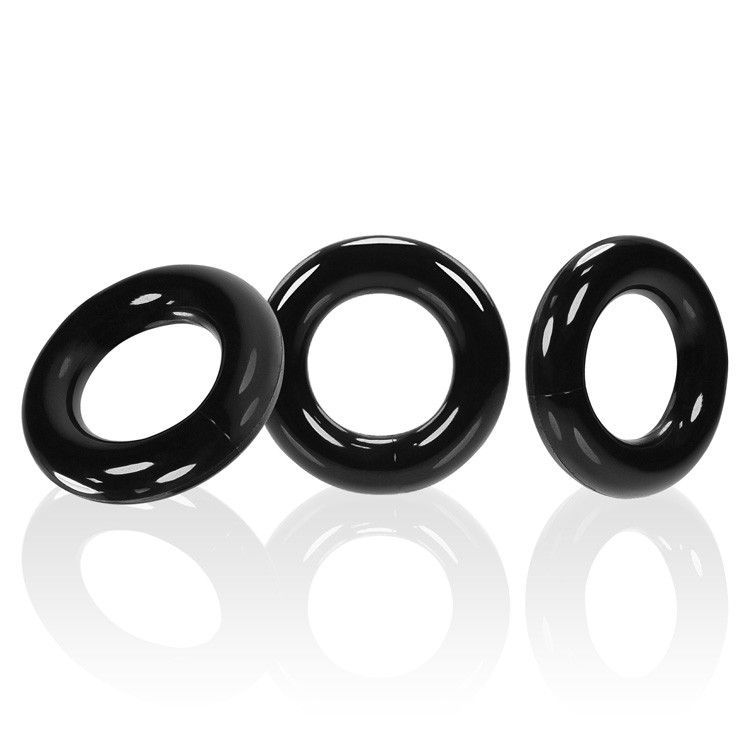 Oxballs - Willy Rings 3 Pack - Black